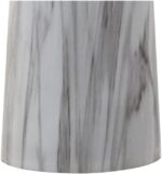 JONATHAN Y 29" White/Black Faux Marble Resin Table Lamp, Modern Glam Bedside Nig... - Image 5
