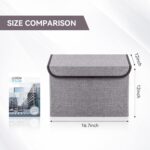 Bagnizer Large 17" 42 Quarts Collapsible Stackable Storage Bins with Lids [3-Pac... - Image 3
