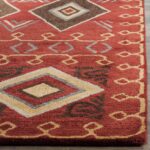 SAFAVIEH Heritage Collection Area Rug - 9' x 12', Red & Multi, Handmade Traditio... - Image 4