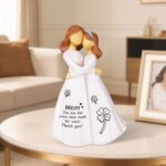 Gifts for Mom: 5.2” Mother and Daughter Resin Figurine - Sentimental Gift for Mo... - Image 4