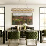 SNZ 35.4" L Modern Crystal Chandelier, Gold Large Chandeliers for Dining Room, K... - Image 3