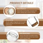 40 oz/1200 ml Clear Glass Storage Canister with Airtight Wooden Screw Lid, Large... - Image 3