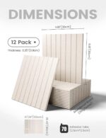 Fluxynara Large Felt Bulletin Board 48" x 36" Cork Board Alternative-12 Pack wit... - Image 3