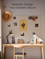 Fluxynara Large Felt Bulletin Board 48" x 36" Cork Board Alternative-12 Pack wit... - Image 5