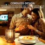 Battery Operated Lamp with Timer, Mini Crystal Table Lamps for Home Decor, Small... - Image 6