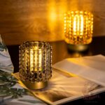 Battery Operated Lamp with Timer, Mini Crystal Table Lamps for Home Decor, Small... - Image 7