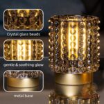Battery Operated Lamp with Timer, Mini Crystal Table Lamps for Home Decor, Small... - Image 10