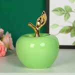 Luxury Ceramic Apple Decor - Red Apple Figurine, Elegant Home Tabletop Decor for... - Image 5