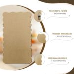 Full Length Mirror, 55"x28" Boho Wavy Wood Floor Mirror, for Bathroom, Bedroom, ... - Image 9
