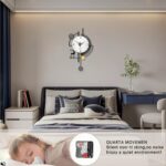 FLEBLE Large Wall Clocks for Living Room Decor Modern Pendulum Wall Clock Silent... - Image 5