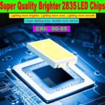 SUYOOULIN LED Strip Lights, SMD 2835 LED Strip, DC12V 1200LEDs 16.4Ft 26000LM Hi... - Image 4