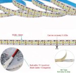 SUYOOULIN LED Strip Lights, SMD 2835 LED Strip, DC12V 1200LEDs 16.4Ft 26000LM Hi... - Image 5