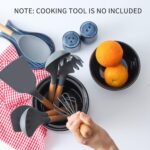 HASENSE Utensil Holder for Kitchen Counter 7.1” Cooking Utensil Crock for Counte... - Image 7
