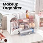 Makeup Organizer,Vanity Organizer with Makeup Brush Holder,Large Skincare Organi... - Image 3
