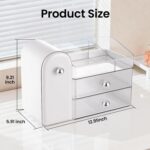 Makeup Organizer,Vanity Organizer with Makeup Brush Holder,Large Skincare Organi... - Image 4