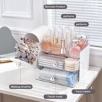 Makeup Organizer,Vanity Organizer with Makeup Brush Holder,Large Skincare Organi... - Image 5