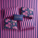 Juicy Couture Rose Logo Queen Comforter Set, Navy/Pink – 8-Piece Complete Bed in... - Image 7
