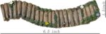 MUAMAX Fairy Garden Walkway Path Pathway, Fairy Garden Accessories, Wood Road Wa... - Image 3