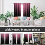 AAtter Pink and Black Window Curtain Ombre Abstract Women Gothic Preppy Designer... - Image 5