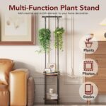 Homsorout Plant Stand Indoor Outdoor - Heavy Duty Metal 2-tier Hanging Plant Hol... - Image 6