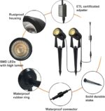 SUNTHIN Outdoor Landscape Lighting, 8 Pack LED Spot Lights Kit for Garden, Yard,... - Image 4