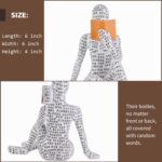GRAPMKTG Home Decor Pulp Reading Women Thinker Statue Aesthetic Sculpture Room D... - Image 3