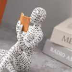 GRAPMKTG Home Decor Pulp Reading Women Thinker Statue Aesthetic Sculpture Room D... - Image 6