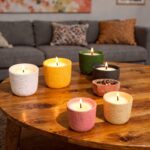 Viyffo 6 Pack Scented Candles, 2oz Mini Candles for Home Scented, Small Colorful... - Image 3