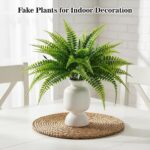 MAQIHAN 10 Pcs Fake Fern - Artificial Ferns for Outdoors - Faux Ferns for Outdoo... - Image 5