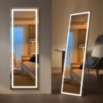 Kosmonia 65x24 Full Length Mirror, Dimmable 3 Color LED Light w/Light Memory, Di... - Image 3