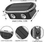 Solar Fence Lights Up Down: Led Solar Wall Lights Outdoor Ip65 Waterproof - 1200... - Image 7