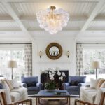 Longree Bubble Ball Semi Flush Ceiling Light Fixtures, Dia 20 inch Gold and Clea... - Image 6