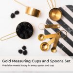 Gold Kitchen Utensils Set - 19-Piece Set Includes Stainless Steel Gold Utensils,... - Image 4