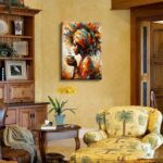 Black Woman Wall Art African American Wall Decor Coffee Girl Poster Print Africa... - Image 3