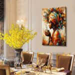 Black Woman Wall Art African American Wall Decor Coffee Girl Poster Print Africa... - Image 4