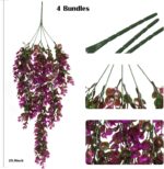 RECUTMS Artificial Hanging Plants Outdoors Faux Greenery Realistic Outdoor Porch... - Image 3