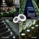 SOLPEX Solar Lights Outdoor Waterproof, 12 Pack Solar Ground Lights, Solar Garde... - Image 3