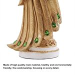 homary 27.6" Decorative Peacock Statue Large Glam Animal Sculpture Resin Crafts ... - Image 4