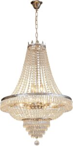 TFCFL 9 Lights Luxury Crystal Chandelier H 30" x D 24" French Empire Chandelier,... - Image 7