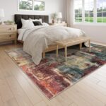 Lahome Modern Abstract Living Room Rug 8x10, Washable 8x10 Area Rugs for Bedroom... - Image 4