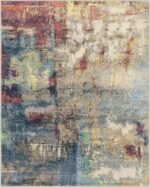 Lahome Modern Abstract Living Room Rug 8x10, Washable 8x10 Area Rugs for Bedroom... - Image 7
