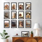 HappyHapi 4x6 Picture Frames Set of 10, Tabletop or Wall Display Pictures 3.5x5 ... - Image 3
