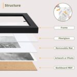 HappyHapi 4x6 Picture Frames Set of 10, Tabletop or Wall Display Pictures 3.5x5 ... - Image 4
