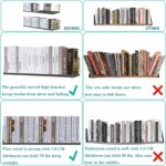 Wall Bookshelf Black Gold Floating Shelves Pine Wood Large 31.5×7.87 Inch Floati... - Image 8