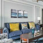 DZRWUBHS Wall Decorations For 3 Piece Framed Canvas Art Bedroom Office Decor Bla... - Image 3