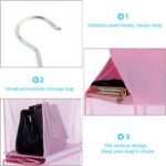 KEEPJOY Closet Purse Organizer, Hanging Handbag Organizer with 4 Heavy-Duty Mesh... - Image 6