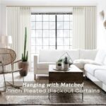 Pinch Pleated Linen Curtains 90 Inch Long, Cotton Blend Perfect Length Floor to ... - Image 4
