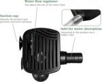 YEAHOME Tabletop Water Fountain with Standing Metal Crane for Home Decor, 3-Tier... - Image 4