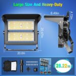 ledmo 500W Dimmable Led High Mast Stadium Light, 75000LM Super Bright Outdoor Ar... - Image 7