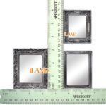 iLAND Mini Mirrors, Dollhouse Accessories on 1:12 Scale, Framed Glass Miniature ... - Image 4